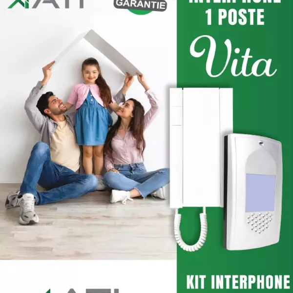 KIT 1 POSTE INTERPHONE VITA
