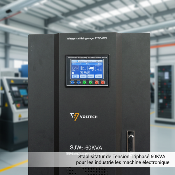 Stabilisateur de Tension Triphasé 60KVA Tunisie 275V-450V AC