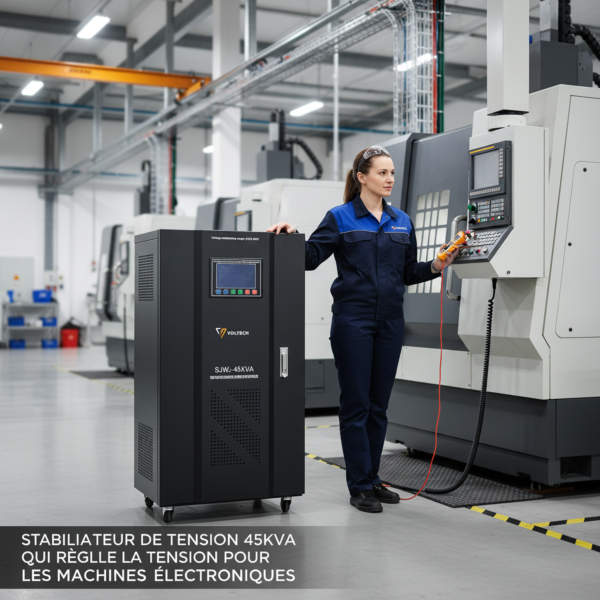 Stabilisateur de Tension Triphasé 45KVA Tunisie 275V-450V AC
