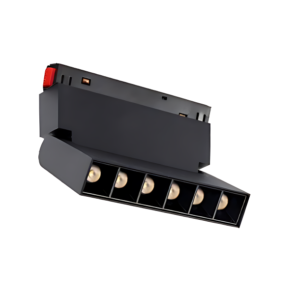 Eclairage Magnetique APPARENT Folder COB 6W 48V Noir 4000K 11,5CM