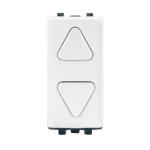 Commutateur pour volets roulants 7037 à boutons poussoirs Blanche – Commande volet roulant électrique
