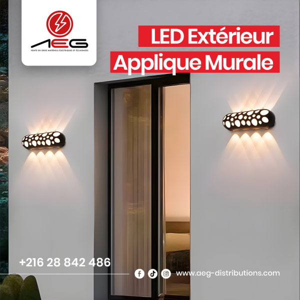 Applique murale extérieur LED Moderne