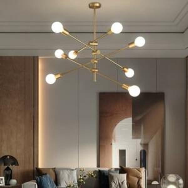 Suspension MBN001-8 – 8 Ampoules E27 – Style Industriel ou Moderne