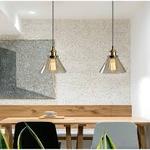 Suspension XX1153-A – E27 – Verre Transparent – Dimensions 180 mm diamètre, 150 mm hauteur