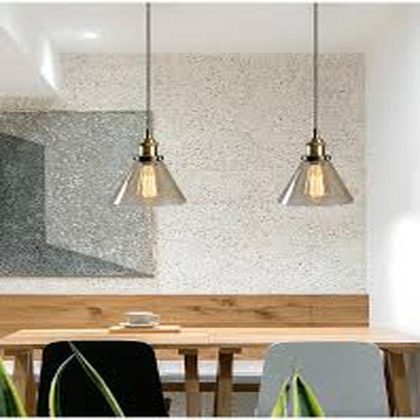 Suspension XX1153-A – E27 – Verre Transparent – Dimensions 180 mm diamètre, 150 mm hauteur