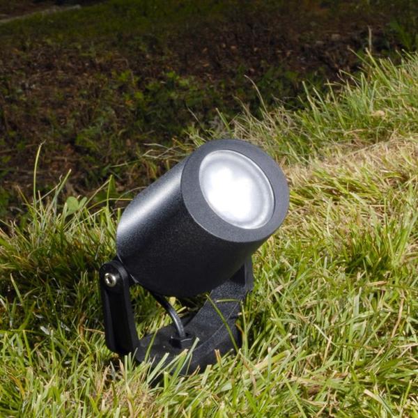 Spot MINITOMMY SPIKE NOIR SATIN LED Fumagalli