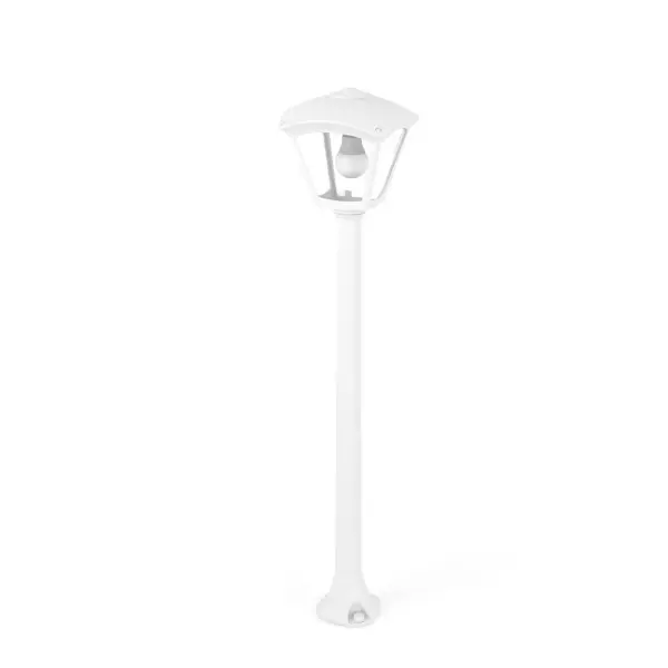 Lampadaire LED GIAFFA/ROBY Blanc Transparent E27 Fumagalli
