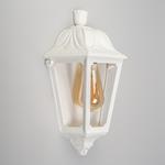Demi Lanterne Murale Extérieur IESSE 27 Blanc Transparent Fumagalli