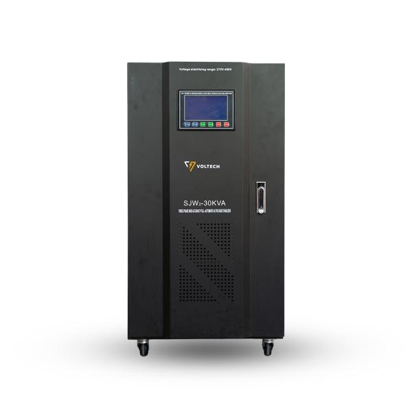 Stabilisateur De Tension Triphasé Servo Moteur 30KVA 275V-450V AC