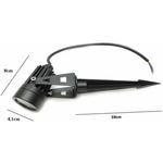 Spot piquet extérieur LED COB 6W