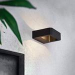 Applique Mural LED Rond/Carré 5W IP65 Noir 3000k Taille Ø125 * 148 * 45 mm