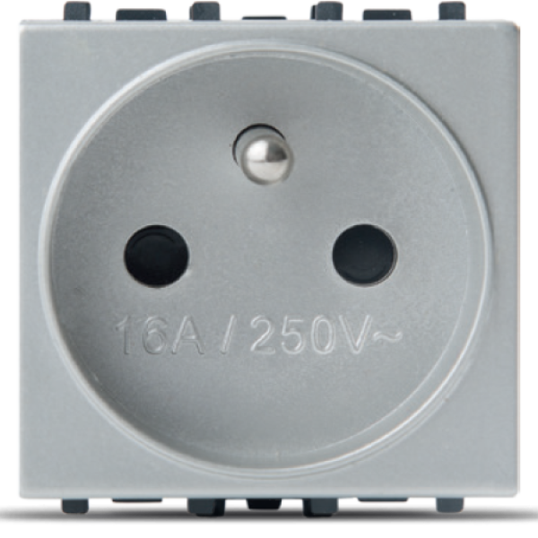 Prise 2P+T 16A Standard Français 7430 – 16A/250V