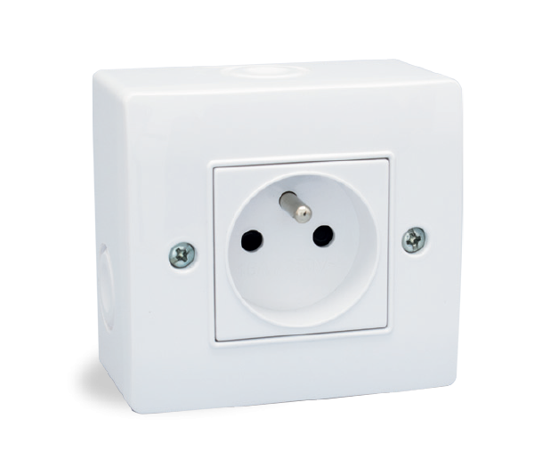 Porte module apparent avec 5 plaques