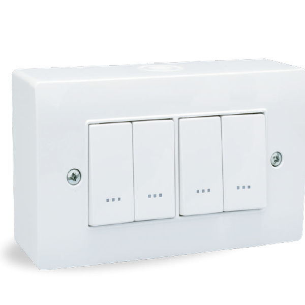 Porte module apparent avec 5 plaques