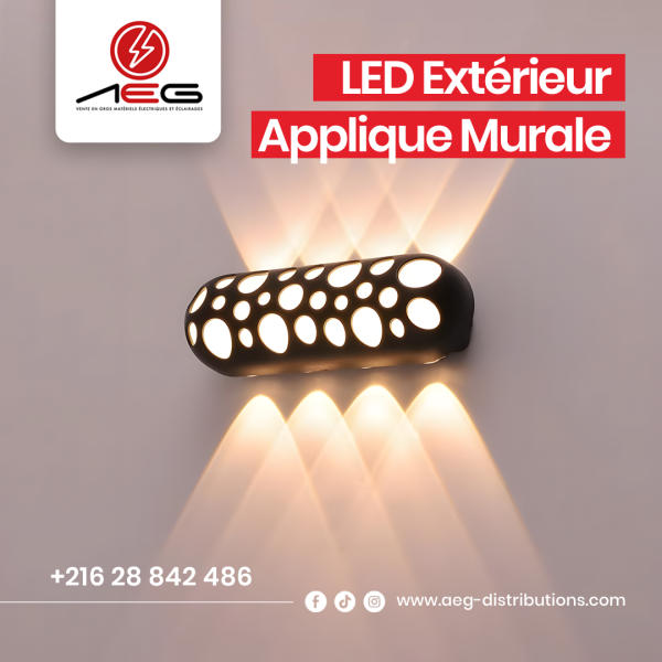 Applique murale extérieur LED Moderne