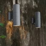 Applique murale LED imperméable Noir