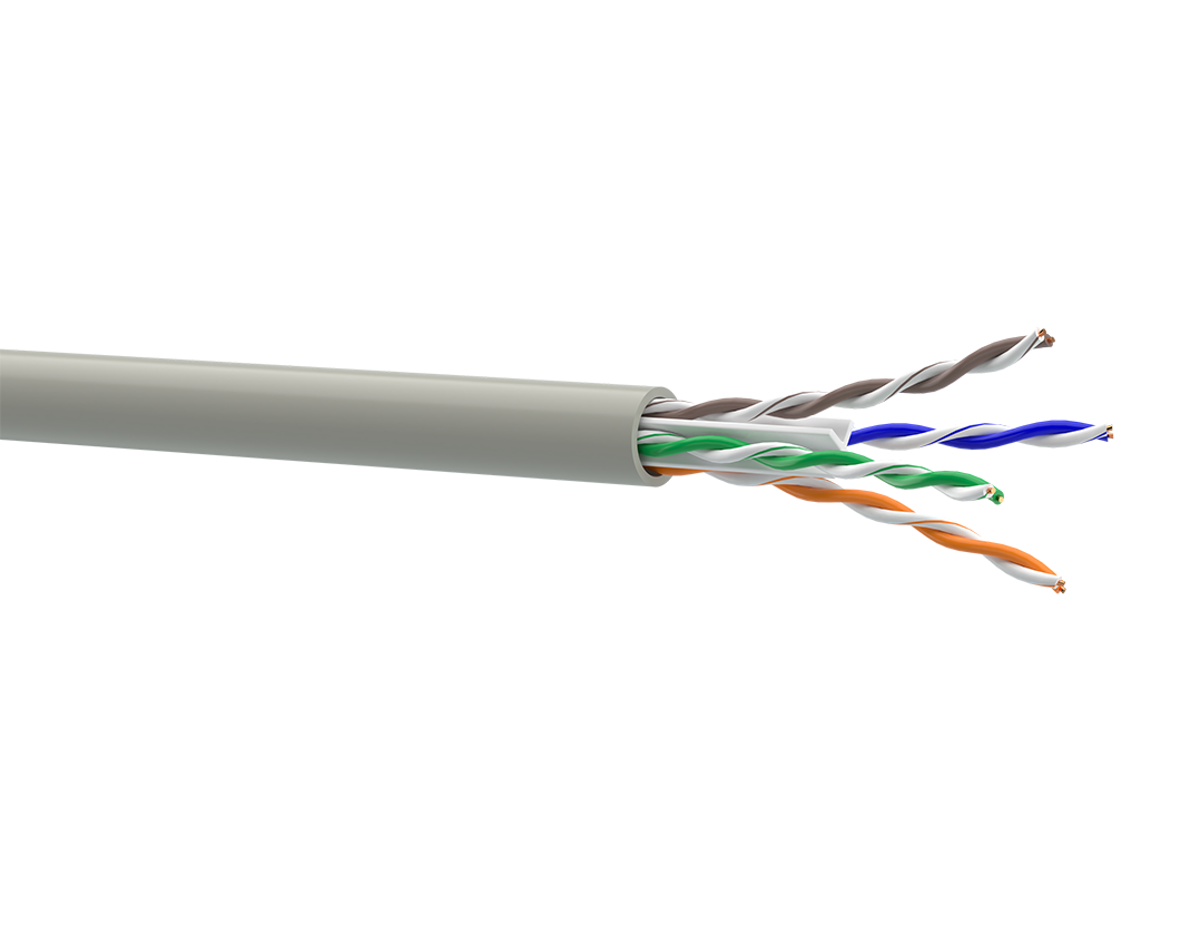 Cable U/UTP CAT6 4PR PVC