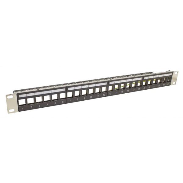 Panneau de brassage 19’’ 24 ports 1U - Gamme LINK+