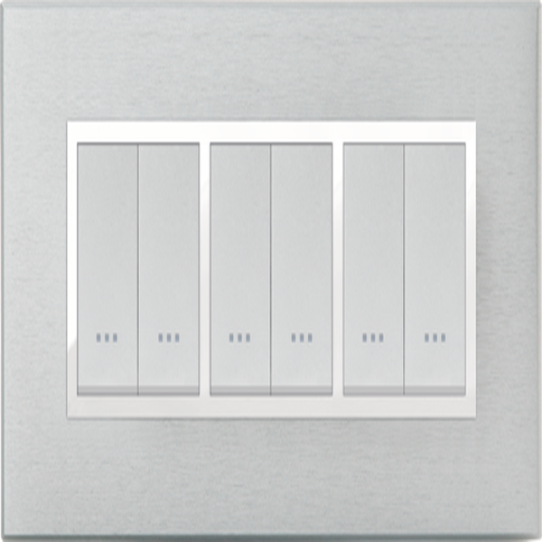 Aluminium anodisé brossé