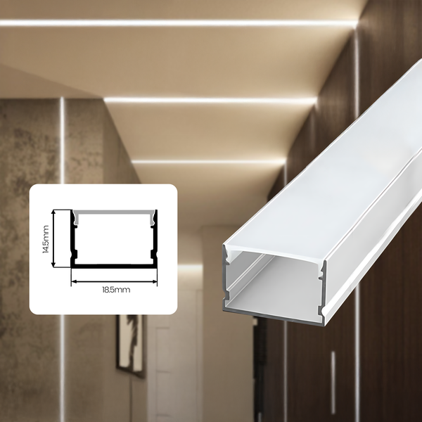 Profilé LED Aluminium SJ-60-3 Gris