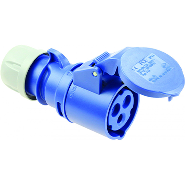 Fiche femelle caravane 16 ampères – 3 pôles