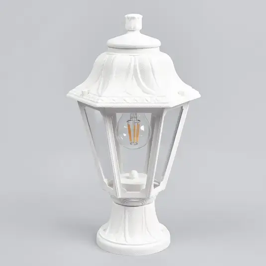 Lanterne sur pied MIKROLOT ANNA BLANC Transparent E27 FUMAGALLI