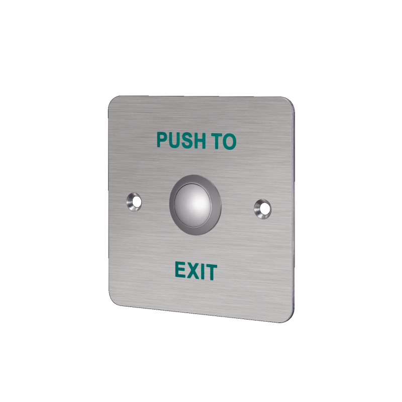 BOUTON EXIT HIKVISION EN ALUMINIUM CARRÉE