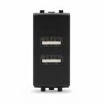 Chargeur USB 7096N Encastrable – Double Sortie 2.1A pour Smartphones et Tablettes