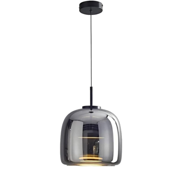 Suspension Luminaire luxe noir minimaliste