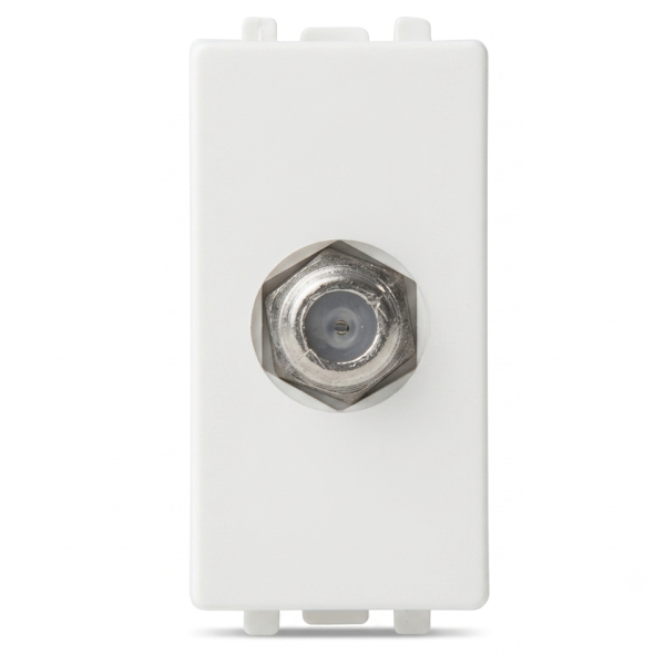 Prise satellite type F 7300 Blanche – Prise antenne satellite TV