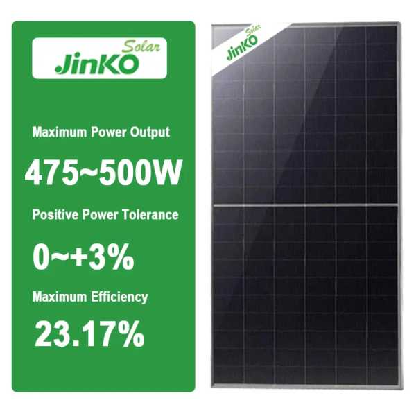 Panneau solaire Jinko 475W 500W N-type