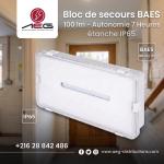Bloc de Secours BAES 100 lm – Autonomie 7 Heures