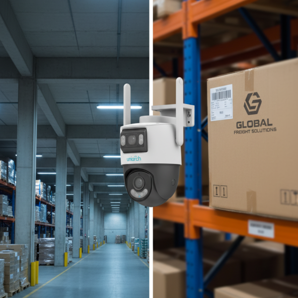 Caméra WiFi Uniarch Dual Lens 3+3MP Panda