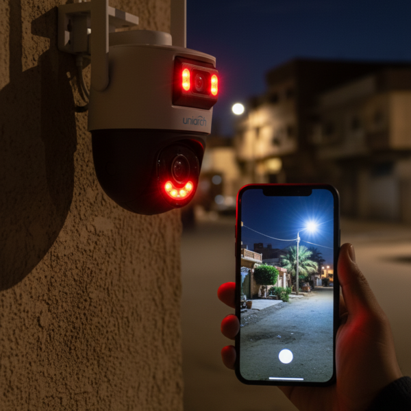 Caméra WiFi Uniarch Dual Lens 3+3MP Panda