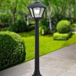 Lampadaire LED GIAFFA/ROBY Noir Transparent E27 Fumagalli