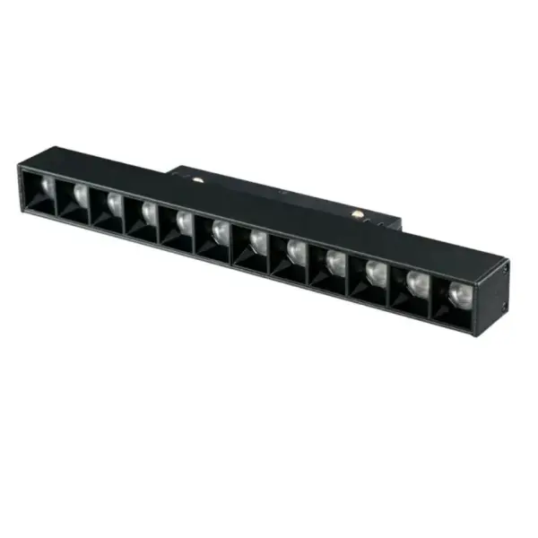 Eclairage Magnetique COB 18W 48V Noir 4000K 33CM