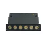 Eclairage Magnetique Folder COB 6W 48V Noir 4000K 11,5CM