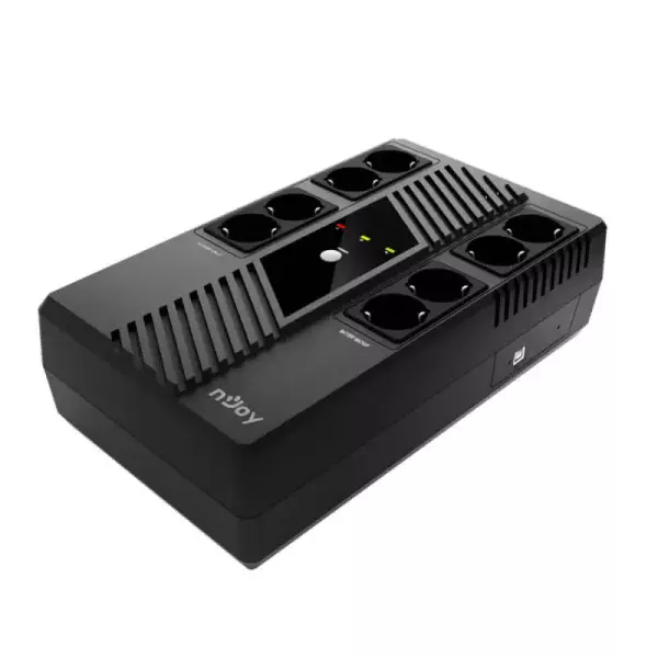 Onduleur nJoy TOKEN 600 Line-Interactive – 600VA / 360W, HID USB, 8 prises