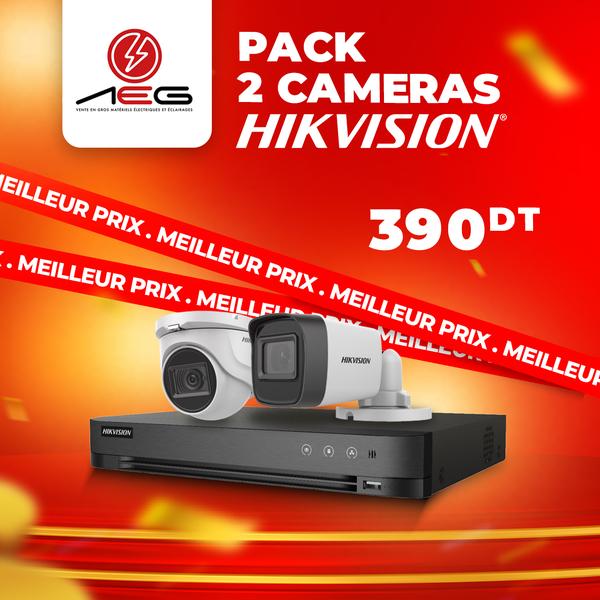 Pack 2 Caméras Hikvision