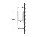 Applique Murale LED CARLO WALL Blanc Transparent Fumagalli