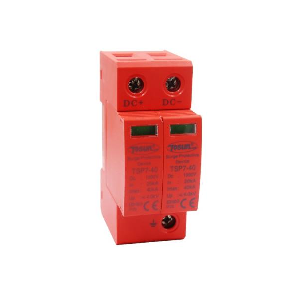 Parafoudre DC 2P 1000V 40kA pour installations solaires