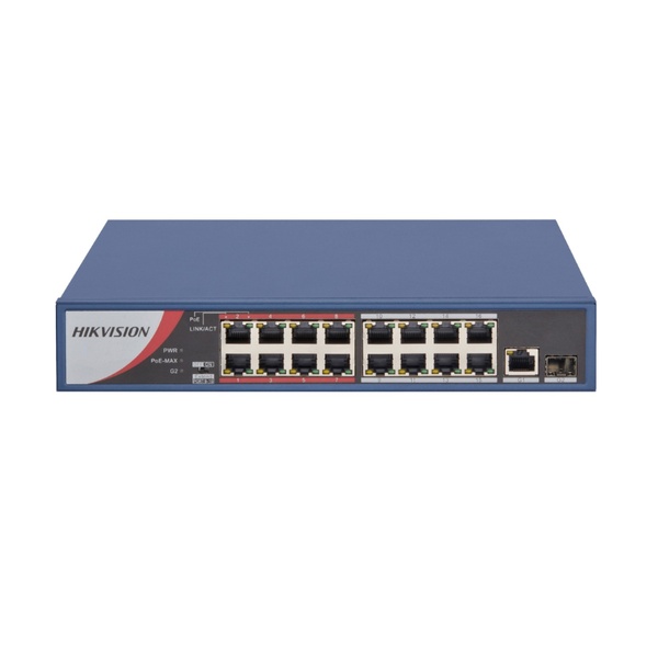 SWITCH HIKVISION 16 PORTS POE