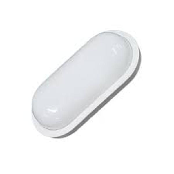 Applique Mural & Plafond LED Oval 24W IP65 Blanc 7000k Taille 145*270mm