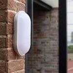 Applique Mural & Plafond LED Oval 15W IP65 Blanc 7000k Taille 100*210mm