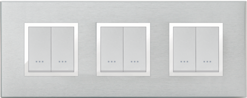 Plaque-cache-carrée-222-alpha-stiel-prestige-aluminium-anodisé-brossé-6-interrupteurs-modules-500×199